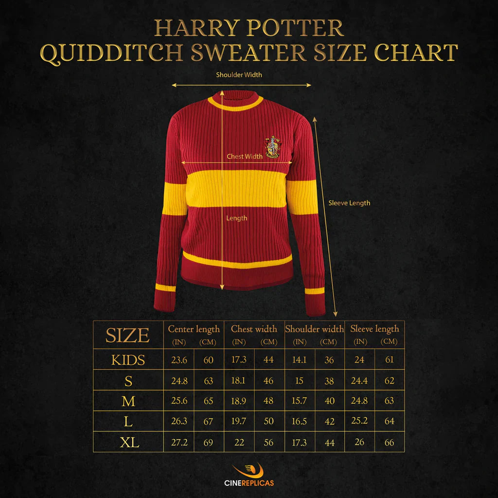 Kids Gryffindor Quidditch Sweater